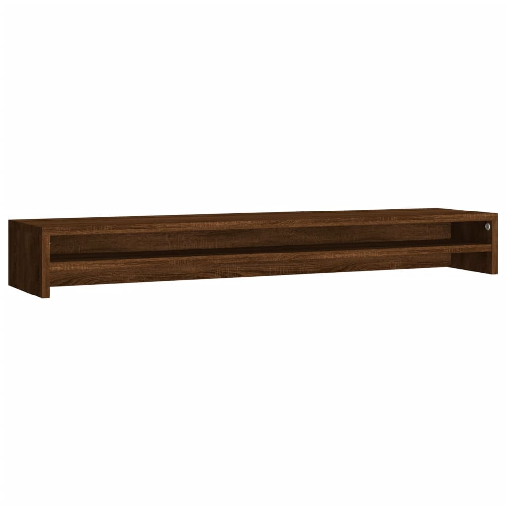 NNEVL Monitor Stand Brown Oak 100x24x13 cm Engineered Wood-1