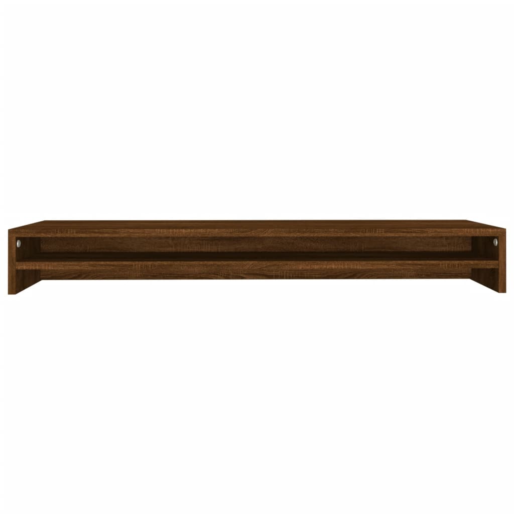 NNEVL Monitor Stand Brown Oak 100x24x13 cm Engineered Wood-3