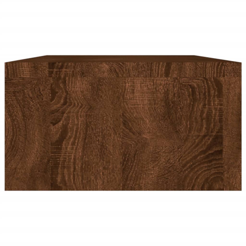 NNEVL Monitor Stand Brown Oak 100x24x13 cm Engineered Wood-4